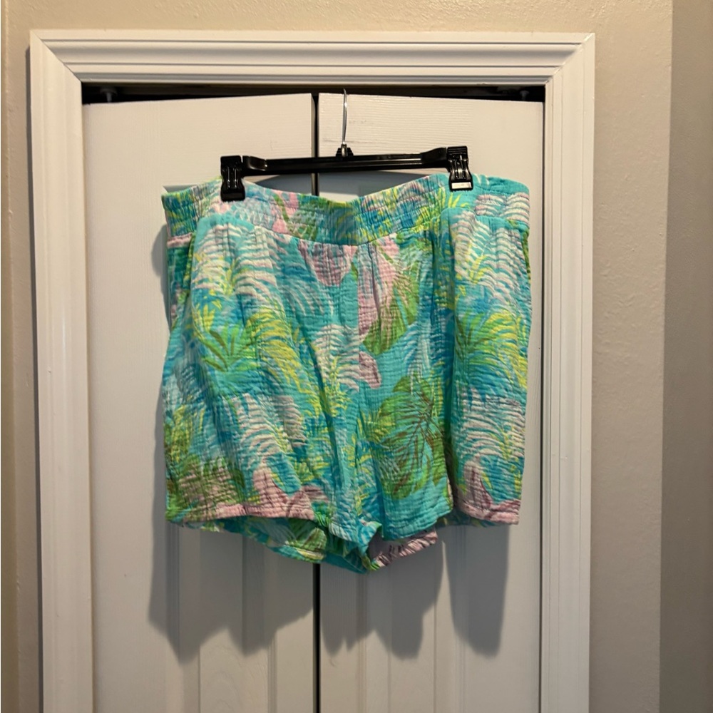 Belle by Kim Gravel Tropica Gauze shorts -see matching shirt(XL) in my closet!